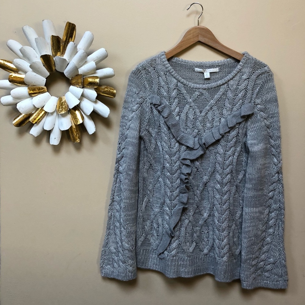 ❤️NWT LC Lauren Conrad Cable Knit Bell Sleeve